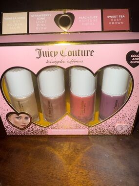 Juicy Couture Highlighter Set - Gold, Pink, Coral & Rosy Brown